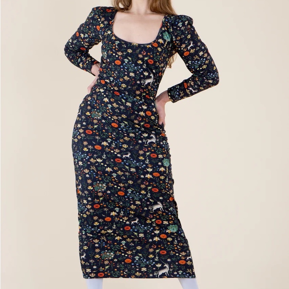 Samantha Pleet Aphrodite Dress - Black Illuminated